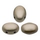 Les perles par Puca® Samos kralen Metallic mat beige 23980/79080
